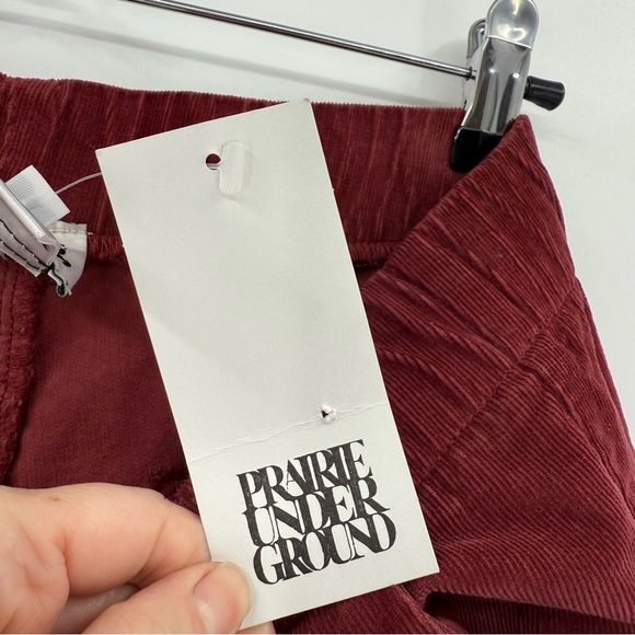 Prairie Underground Sedan Pant Stretch Corduroy in Oxblood Size L - Picture 7 of 12